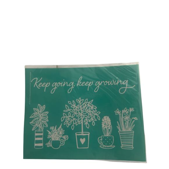 NWT  Keep Growing‎ Chalk Couture 8.5 x 11  Reusable Transfer - Picture 3 of 3